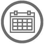 Calendar Icon grey